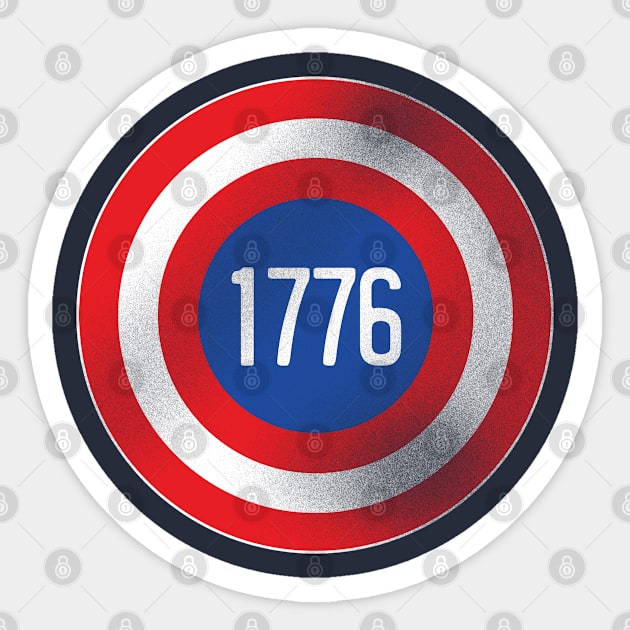 1776 - Shield Sticker by LILNAYSHUNZ